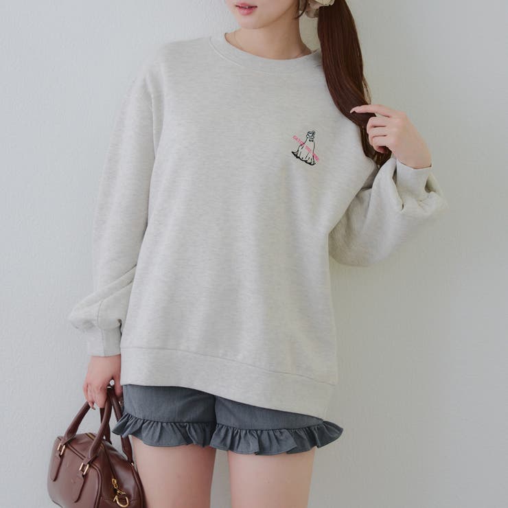 裏起毛 オバケスウェットプルオーバー | RMAF　NICE CLAUP / OLIVE des OLIVE | 詳細画像10 