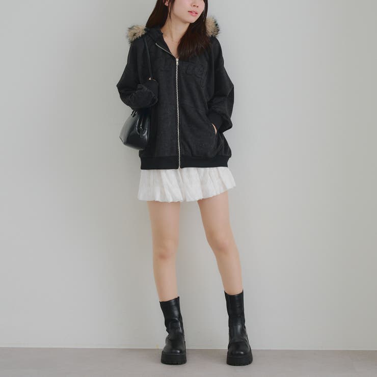 フードファー取外しジップパーカー | RMAF　NICE CLAUP / OLIVE des OLIVE | 詳細画像21 