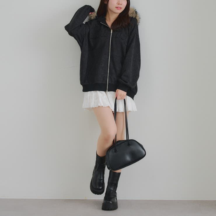 フードファー取外しジップパーカー | RMAF　NICE CLAUP / OLIVE des OLIVE | 詳細画像22 