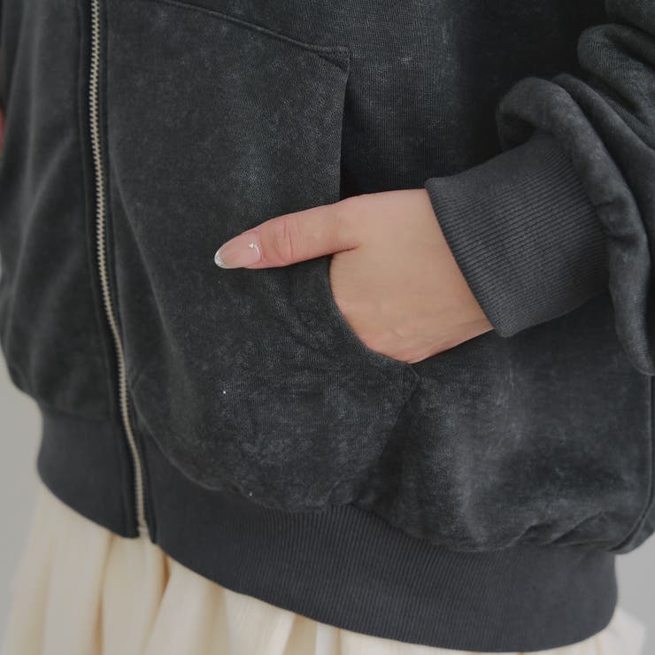 フードファー取外しジップパーカー | RMAF　NICE CLAUP / OLIVE des OLIVE | 詳細画像39 