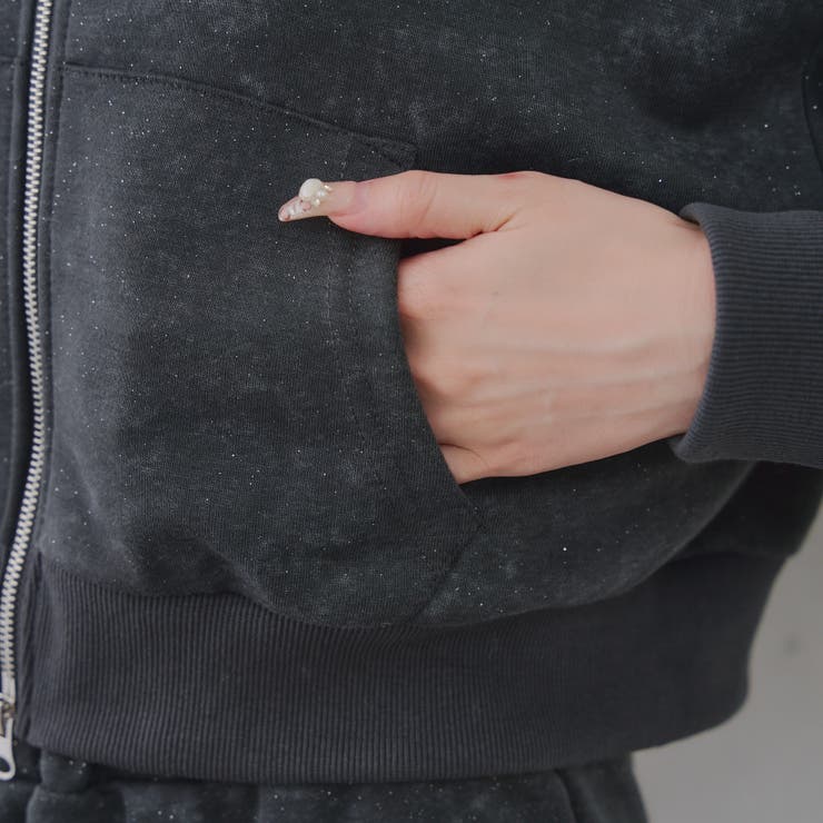 【セットアップ対応】ピグメント風ジップアップパーカー | RMAF　NICE CLAUP / OLIVE des OLIVE | 詳細画像33 