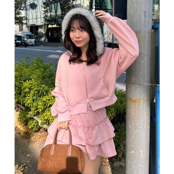 【セットアップ対応】ピグメント風ジップアップパーカー | RMAF　NICE CLAUP / OLIVE des OLIVE | 詳細画像12 