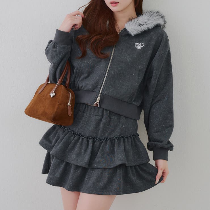 【セットアップ対応】ピグメント風ジップアップパーカー | RMAF　NICE CLAUP / OLIVE des OLIVE | 詳細画像17 