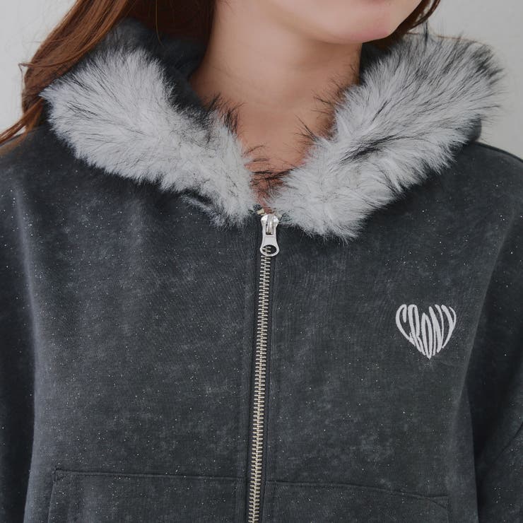 【セットアップ対応】ピグメント風ジップアップパーカー | RMAF　NICE CLAUP / OLIVE des OLIVE | 詳細画像30 