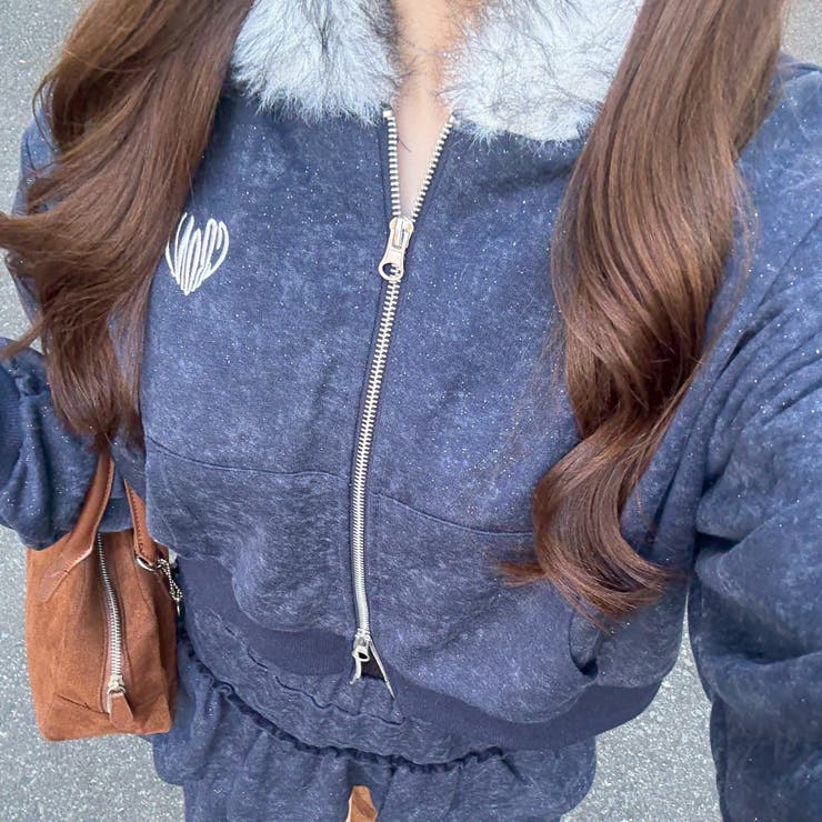 【セットアップ対応】ピグメント風ジップアップパーカー | RMAF　NICE CLAUP / OLIVE des OLIVE | 詳細画像8 