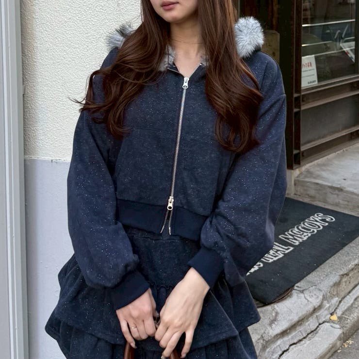 【セットアップ対応】ピグメント風ジップアップパーカー | RMAF　NICE CLAUP / OLIVE des OLIVE | 詳細画像10 