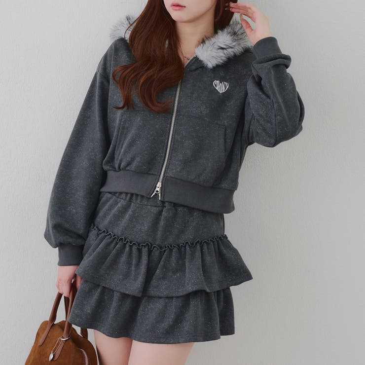 【セットアップ対応】ピグメント風ジップアップパーカー | RMAF　NICE CLAUP / OLIVE des OLIVE | 詳細画像18 