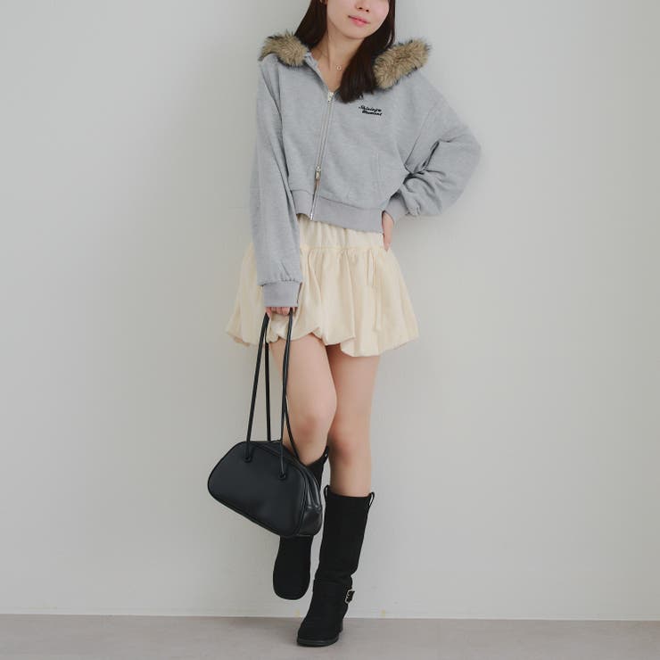 【セットアップ対応】ラインストーンロゴファー取外しパーカー | RMAF　NICE CLAUP / OLIVE des OLIVE | 詳細画像14 