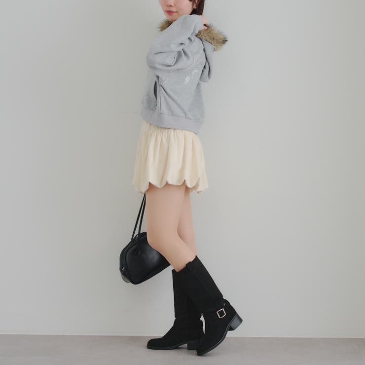 【セットアップ対応】ラインストーンロゴファー取外しパーカー | RMAF　NICE CLAUP / OLIVE des OLIVE | 詳細画像15 