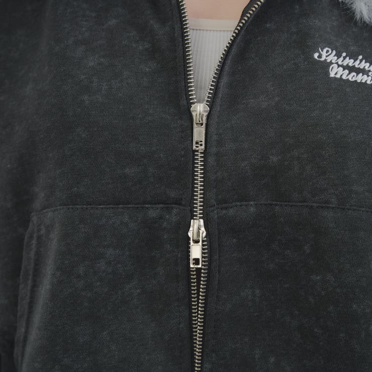 【セットアップ対応】ラインストーンロゴファー取外しパーカー | RMAF　NICE CLAUP / OLIVE des OLIVE | 詳細画像45 