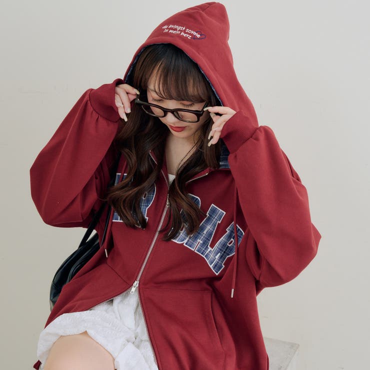 ビッグロゴジップパーカー | RMAF　NICE CLAUP / OLIVE des OLIVE | 詳細画像2 