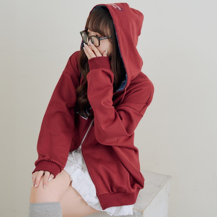 ビッグロゴジップパーカー | RMAF　NICE CLAUP / OLIVE des OLIVE | 詳細画像7 