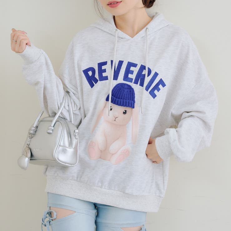 オートミール | ニット帽ウサギパーカー | RMAF　NICE CLAUP / OLIVE des OLIVE