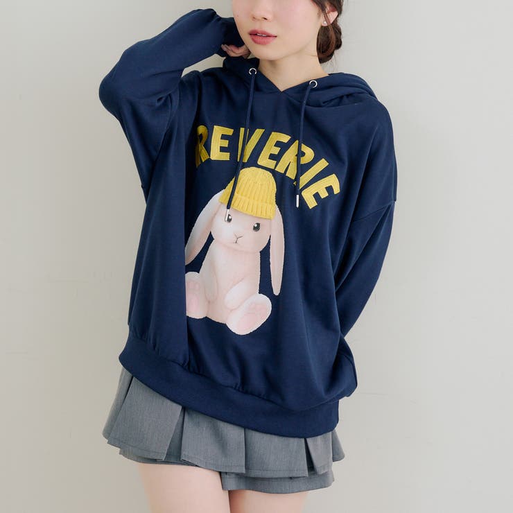 ニット帽ウサギパーカー | RMAF　NICE CLAUP / OLIVE des OLIVE | 詳細画像25 