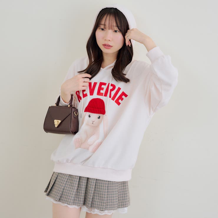 ニット帽ウサギパーカー | RMAF　NICE CLAUP / OLIVE des OLIVE | 詳細画像2 