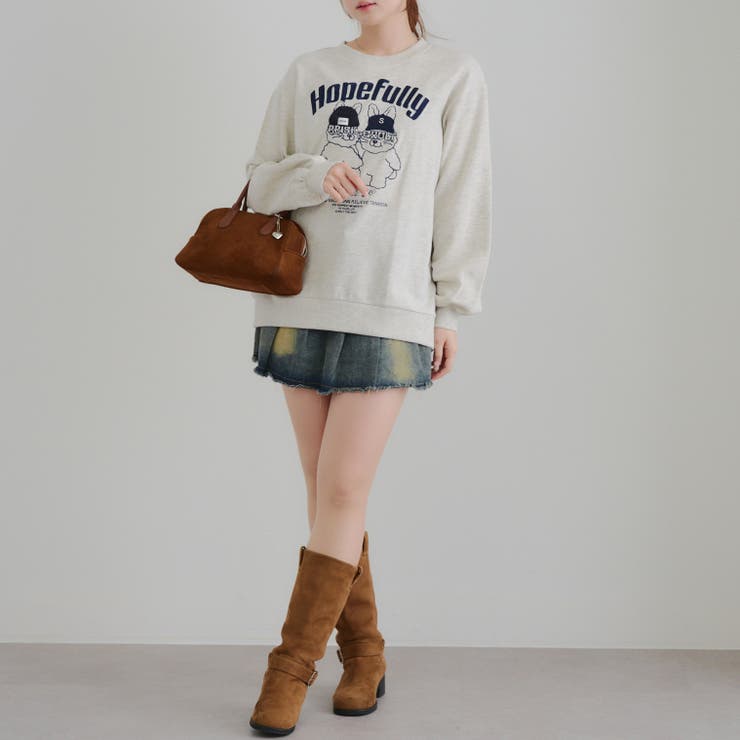 お願いウサギニット帽プルオーバー | RMAF　NICE CLAUP / OLIVE des OLIVE | 詳細画像14 