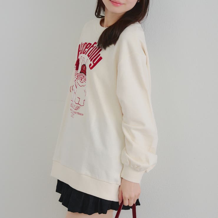 お願いウサギニット帽プルオーバー | RMAF　NICE CLAUP / OLIVE des OLIVE | 詳細画像3 