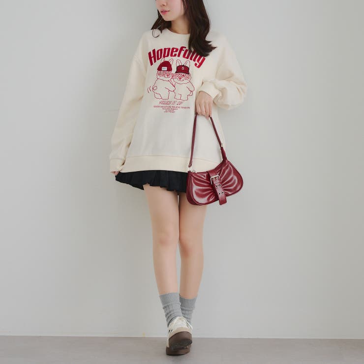 お願いウサギニット帽プルオーバー | RMAF　NICE CLAUP / OLIVE des OLIVE | 詳細画像6 