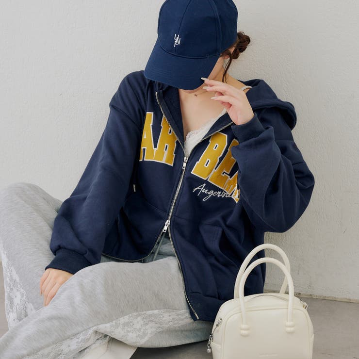 フードロゴジップパーカー | RMAF　NICE CLAUP / OLIVE des OLIVE | 詳細画像13 