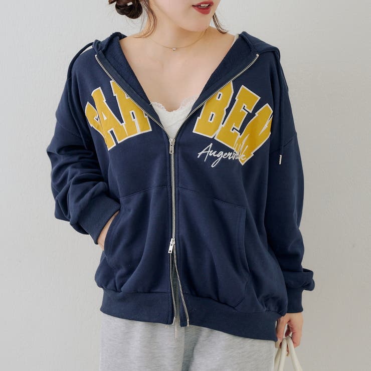 フードロゴジップパーカー | RMAF　NICE CLAUP / OLIVE des OLIVE | 詳細画像15 