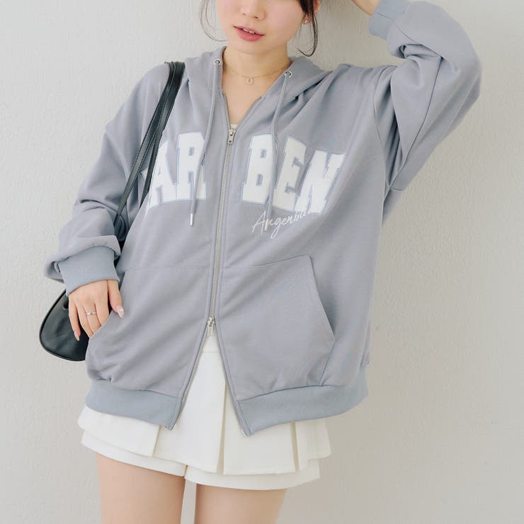 フードロゴジップパーカー | RMAF　NICE CLAUP / OLIVE des OLIVE | 詳細画像22 