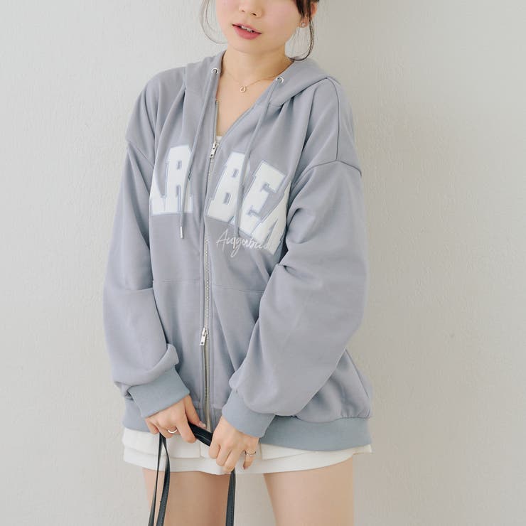 フードロゴジップパーカー | RMAF　NICE CLAUP / OLIVE des OLIVE | 詳細画像23 