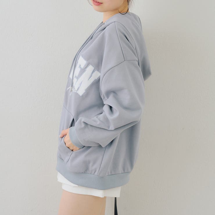 フードロゴジップパーカー | RMAF　NICE CLAUP / OLIVE des OLIVE | 詳細画像25 