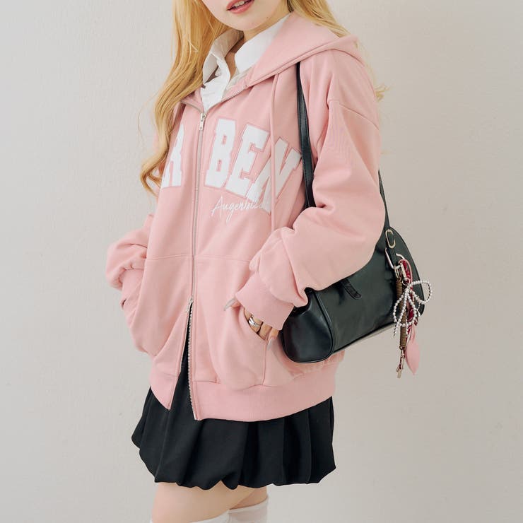 フードロゴジップパーカー | RMAF　NICE CLAUP / OLIVE des OLIVE | 詳細画像4 