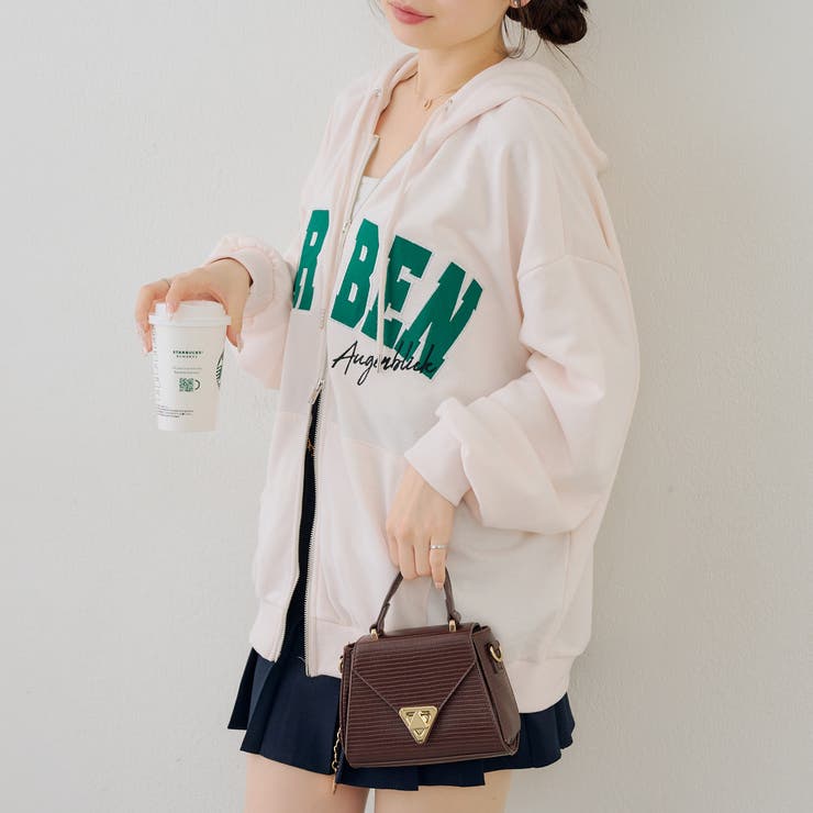 アイボリー | フードロゴジップパーカー | RMAF　NICE CLAUP / OLIVE des OLIVE