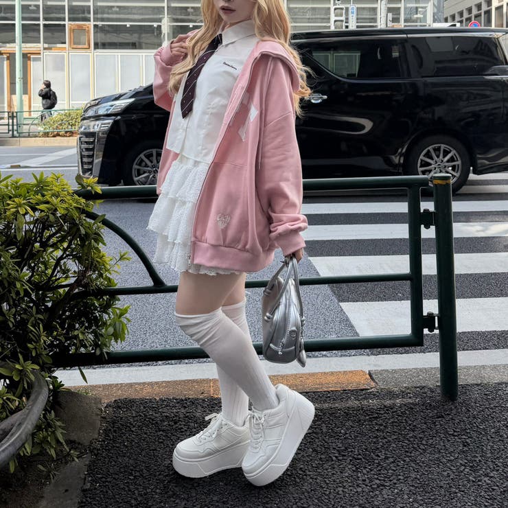 BIGロゴジップパーカー | NICE CLAUP / OLIVE des OLIVE　OUTLET | 詳細画像6 