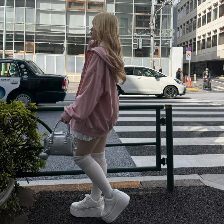 BIGロゴジップパーカー | NICE CLAUP / OLIVE des OLIVE　OUTLET | 詳細画像7 