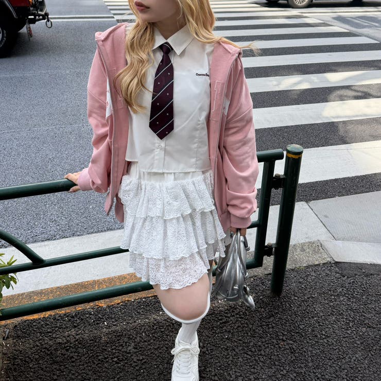 BIGロゴジップパーカー | NICE CLAUP / OLIVE des OLIVE　OUTLET | 詳細画像8 