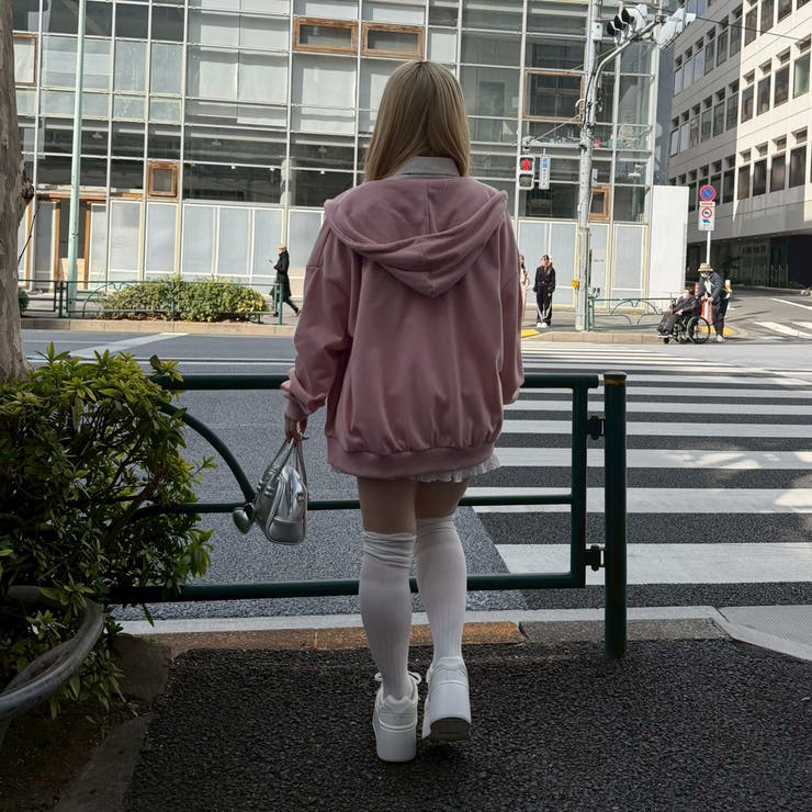 BIGロゴジップパーカー | NICE CLAUP / OLIVE des OLIVE　OUTLET | 詳細画像9 