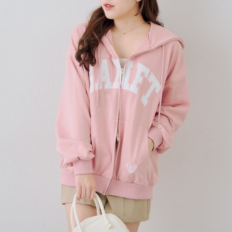 BIGロゴジップパーカー | NICE CLAUP / OLIVE des OLIVE　OUTLET | 詳細画像12 