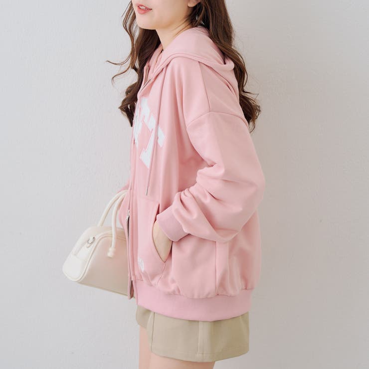 BIGロゴジップパーカー | NICE CLAUP / OLIVE des OLIVE　OUTLET | 詳細画像15 