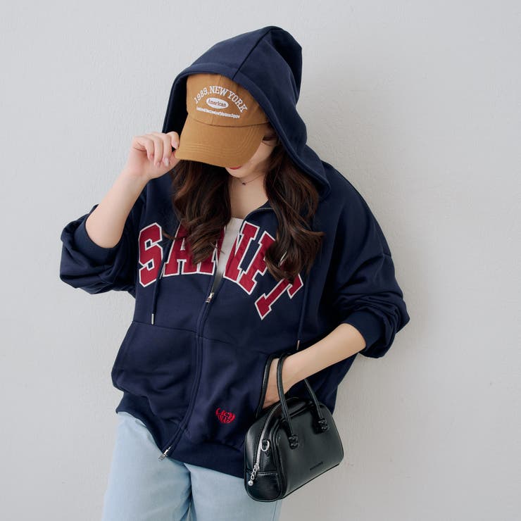 BIGロゴジップパーカー | NICE CLAUP / OLIVE des OLIVE　OUTLET | 詳細画像22 