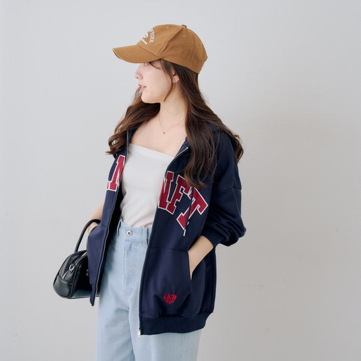 BIGロゴジップパーカー | NICE CLAUP / OLIVE des OLIVE　OUTLET | 詳細画像25 