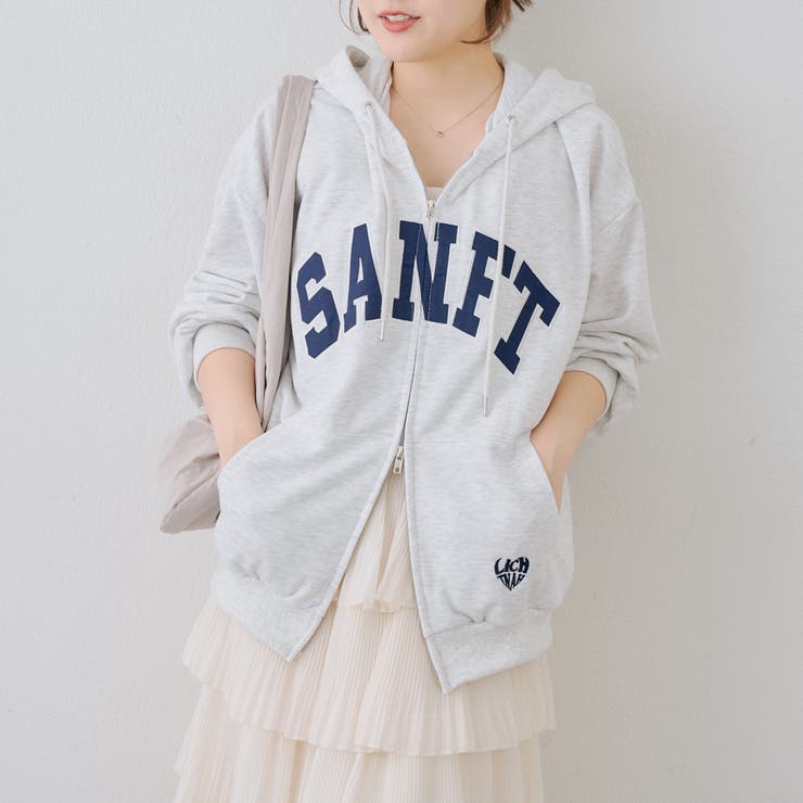 BIGロゴジップパーカー | NICE CLAUP / OLIVE des OLIVE　OUTLET | 詳細画像32 