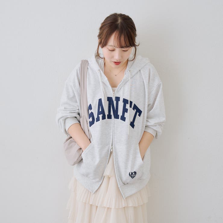 BIGロゴジップパーカー | NICE CLAUP / OLIVE des OLIVE　OUTLET | 詳細画像33 