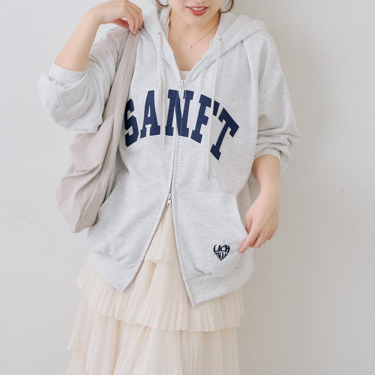 BIGロゴジップパーカー | NICE CLAUP / OLIVE des OLIVE　OUTLET | 詳細画像34 