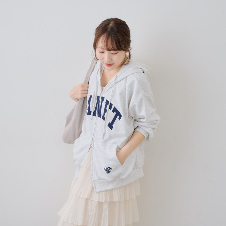 BIGロゴジップパーカー | NICE CLAUP / OLIVE des OLIVE　OUTLET | 詳細画像35 