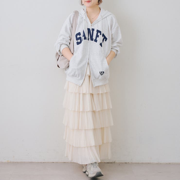 BIGロゴジップパーカー | NICE CLAUP / OLIVE des OLIVE　OUTLET | 詳細画像38 