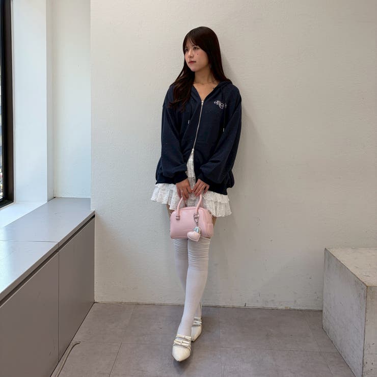 【セットアップ対応】キラキラスウェットジップパーカー | NICE CLAUP / OLIVE des OLIVE　OUTLET | 詳細画像47 