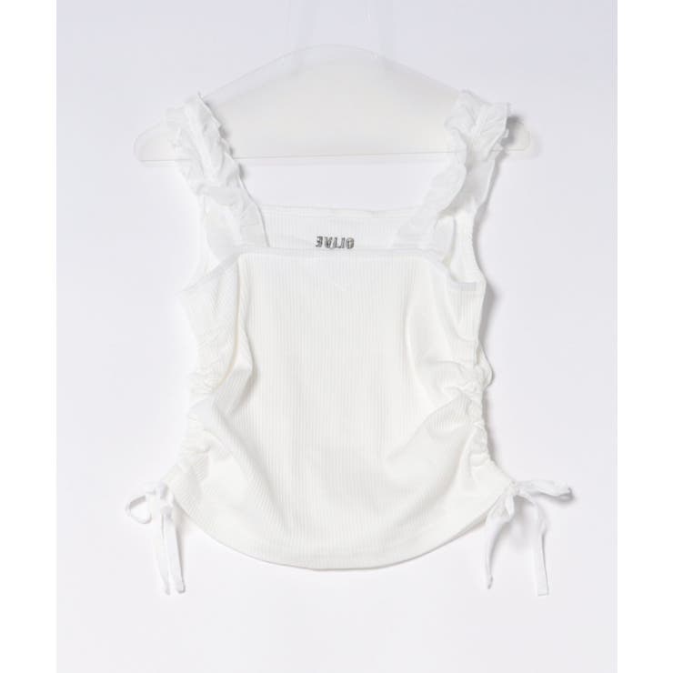 ドロストフリルキャミソール | NICE CLAUP / OLIVE des OLIVE　OUTLET | 詳細画像3 