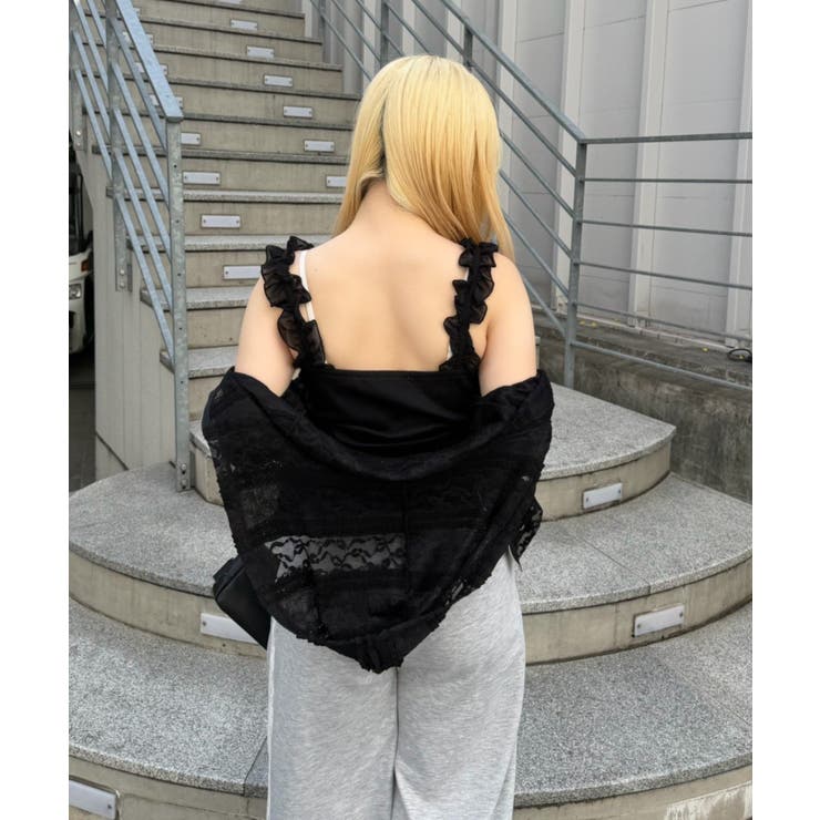 ドロストフリルキャミソール | NICE CLAUP / OLIVE des OLIVE　OUTLET | 詳細画像7 