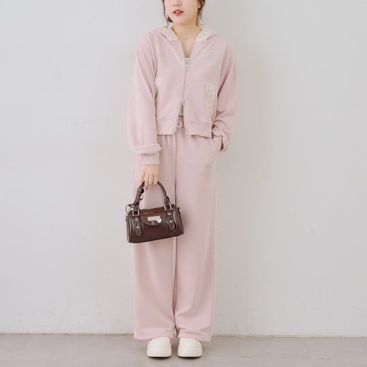 【セットアップ対応】レース付ジップパーカー | RMAF　NICE CLAUP / OLIVE des OLIVE | 詳細画像11 