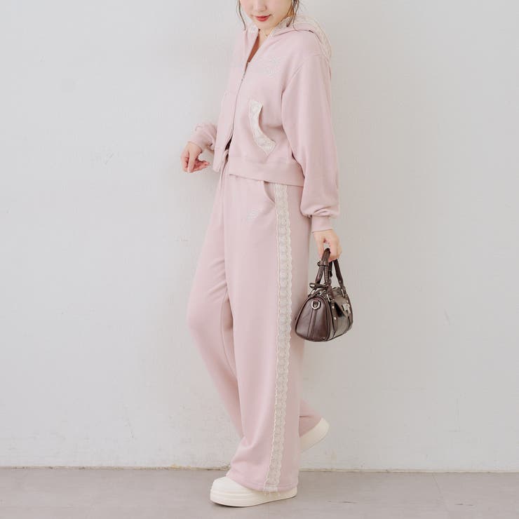 【セットアップ対応】レース付ジップパーカー | RMAF　NICE CLAUP / OLIVE des OLIVE | 詳細画像12 