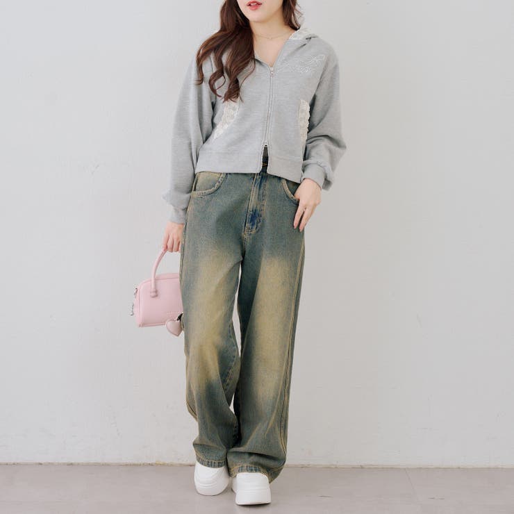 【セットアップ対応】レース付ジップパーカー | RMAF　NICE CLAUP / OLIVE des OLIVE | 詳細画像27 