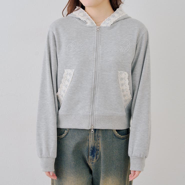 【セットアップ対応】レース付ジップパーカー | RMAF　NICE CLAUP / OLIVE des OLIVE | 詳細画像37 