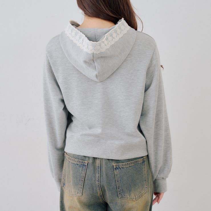 【セットアップ対応】レース付ジップパーカー | RMAF　NICE CLAUP / OLIVE des OLIVE | 詳細画像39 